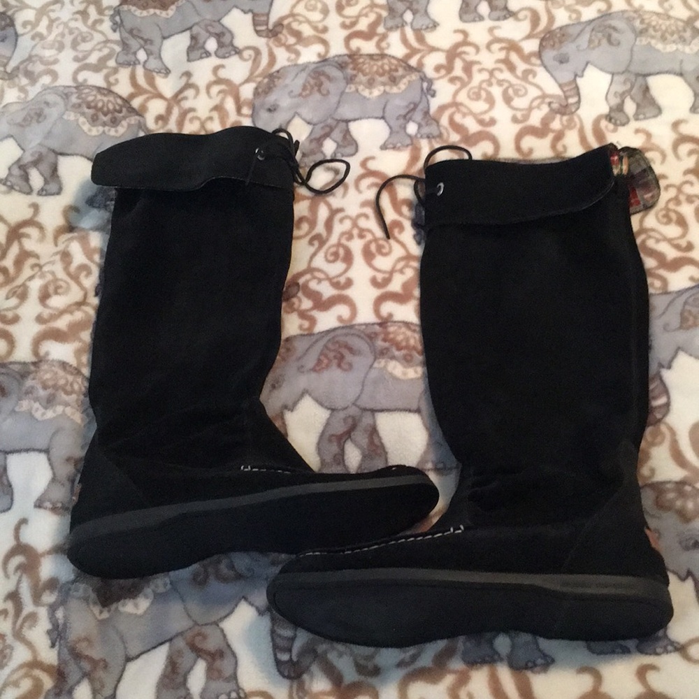 Tall Leather Moccasins by Sperry Topsider size 9